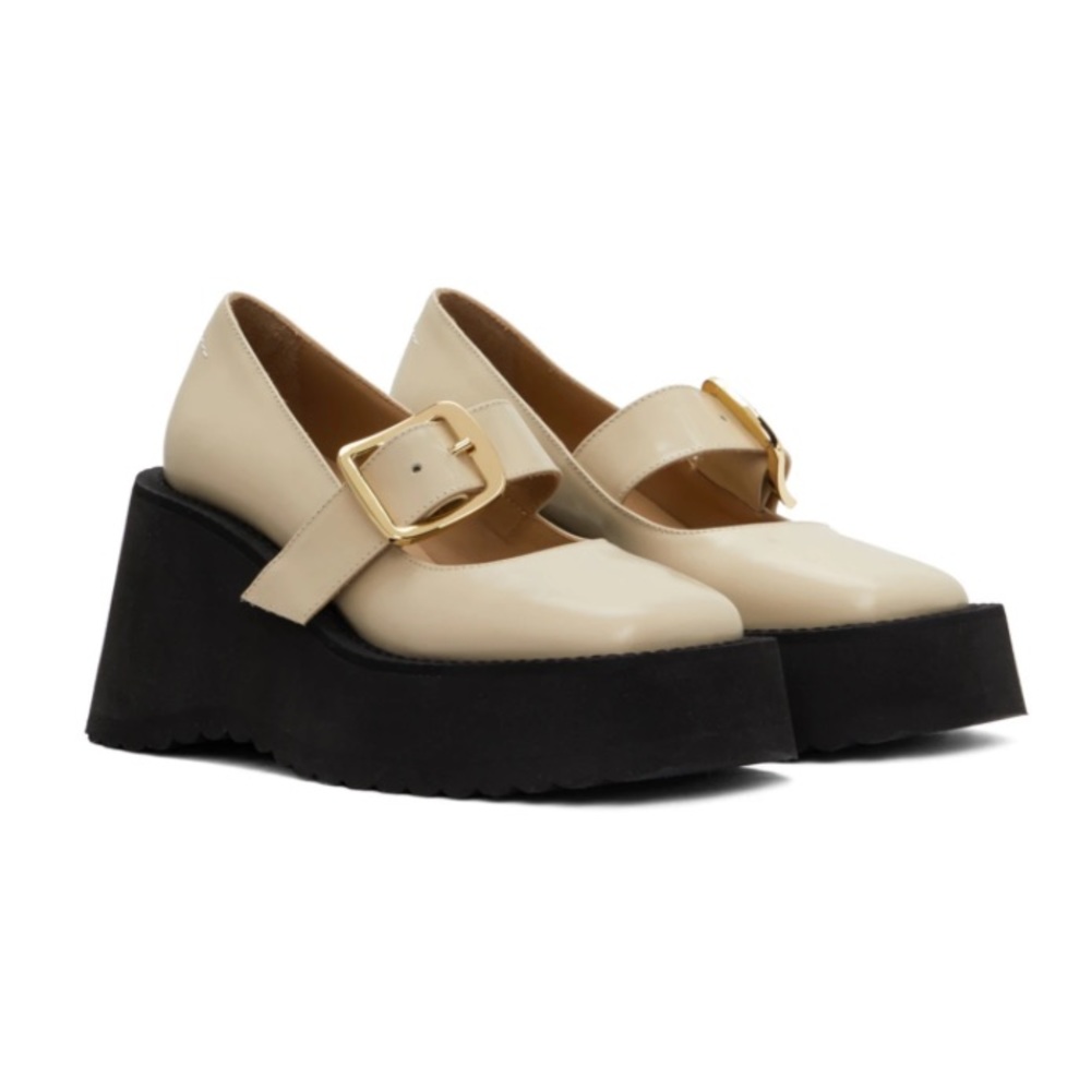 MM6 maison margiela Mary jane platform shoes